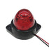 GloboStar® 115405 Πλευρικά Φώτα Όγκου Φορτηγών BULLET LED 6 SMD DC 24V Αδιάβροχο IP66 Κόκκινο - ledmania.gr