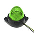 GloboStar® 115406 Πλευρικά Φώτα Όγκου Φορτηγών BULLET LED 6 SMD DC 24V Αδιάβροχο IP66 Πράσινο - ledmania.gr