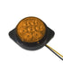 GloboStar® 115415 Πλευρικά Φώτα Όγκου Φορτηγών FLAT BULLET LED 7 SMD DC 24V Αδιάβροχο IP66 Πορτοκαλί - ledmania.gr