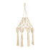 GloboStar® 36201 MOROCCO Καπέλο Φωτιστικού Boho - Μακραμέ Πλεκτό Χειροποίητο Μπεζ Υφασμάτινο με Σχοινί Φ30 x Υ70cm - ledmania.gr