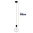 GloboStar® 36216 SHAQRA Κρεμαστό Φωτιστικό Οροφής Ανάρτηση Boho - Μακραμέ Πλεκτό Χειροποίητο με Μαύρο Ντουί E27 για Τοποθέτηση Καπέλων Φωτιστικών Μονόφωτο Μπεζ Υφασμάτινο με Σχοινί Φ4 x Y110cm - ledmania.gr