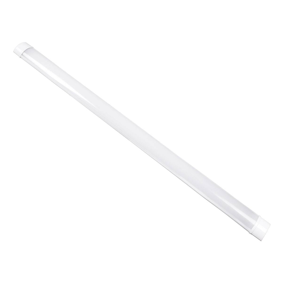 GloboStar® 60160 LED Γραμμικό Βιομηχανικό Φωτιστικό Tri-Proof 120cm 40W 3648lm 120° AC 220-240V Αδιάβροχο IP65 Μ120 x Π7.5 x Υ2.5cm Θερμό Λευκό 2700K - ledmania.gr