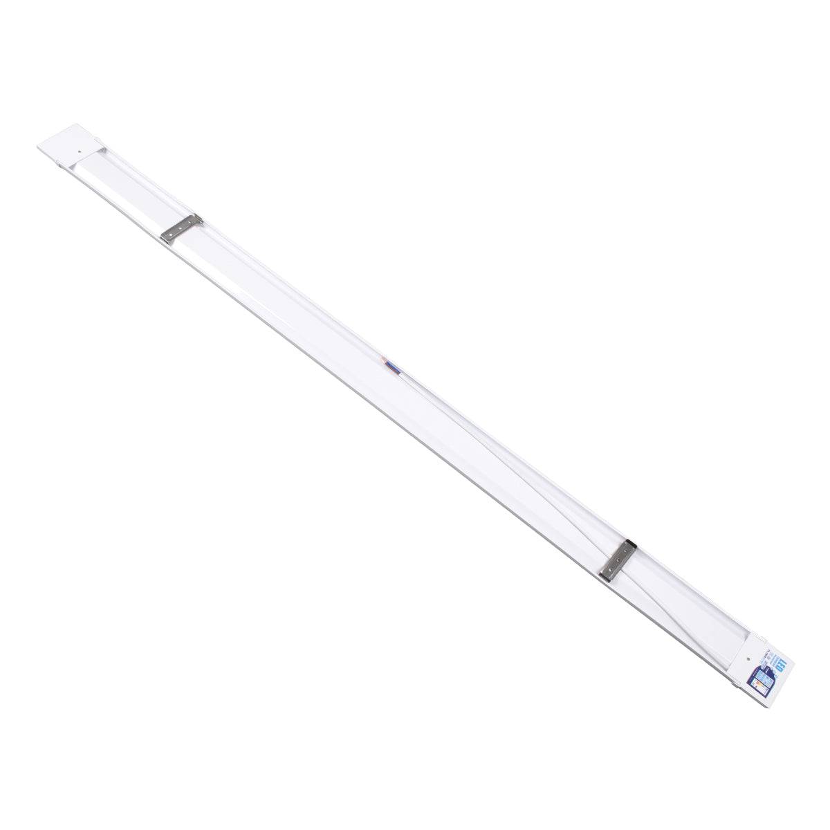 GloboStar® 60160 LED Γραμμικό Βιομηχανικό Φωτιστικό Tri-Proof 120cm 40W 3648lm 120° AC 220-240V Αδιάβροχο IP65 Μ120 x Π7.5 x Υ2.5cm Θερμό Λευκό 2700K - ledmania.gr