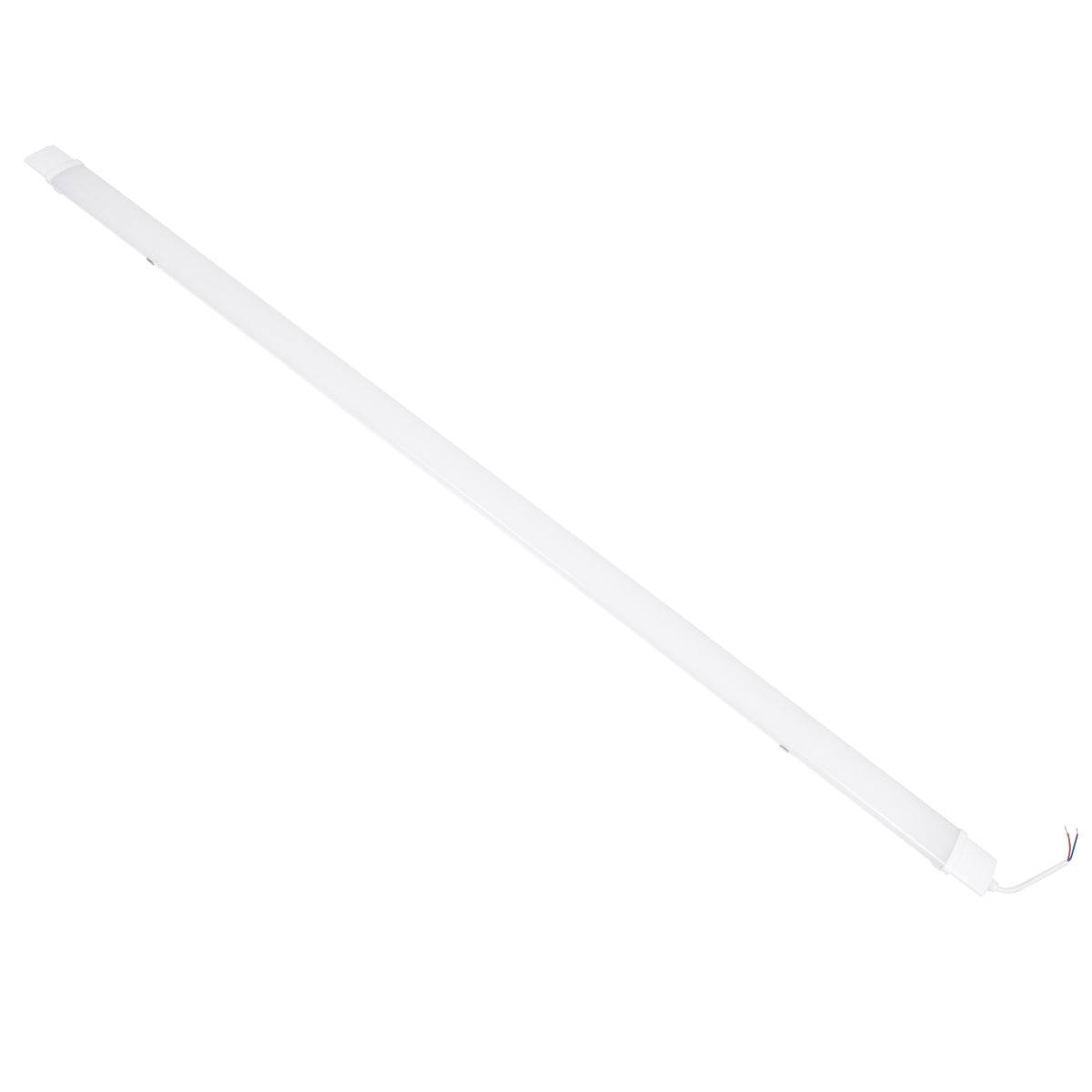 GloboStar® 60169 LED Γραμμικό Βιομηχανικό Φωτιστικό Tri-Proof 150cm 55W 6006lm 120° AC 220-240V Αδιάβροχο IP65 Μ150 x Π6 x Υ4cm Θερμό Λευκό 2700K - 3 Years Warranty - ledmania.gr