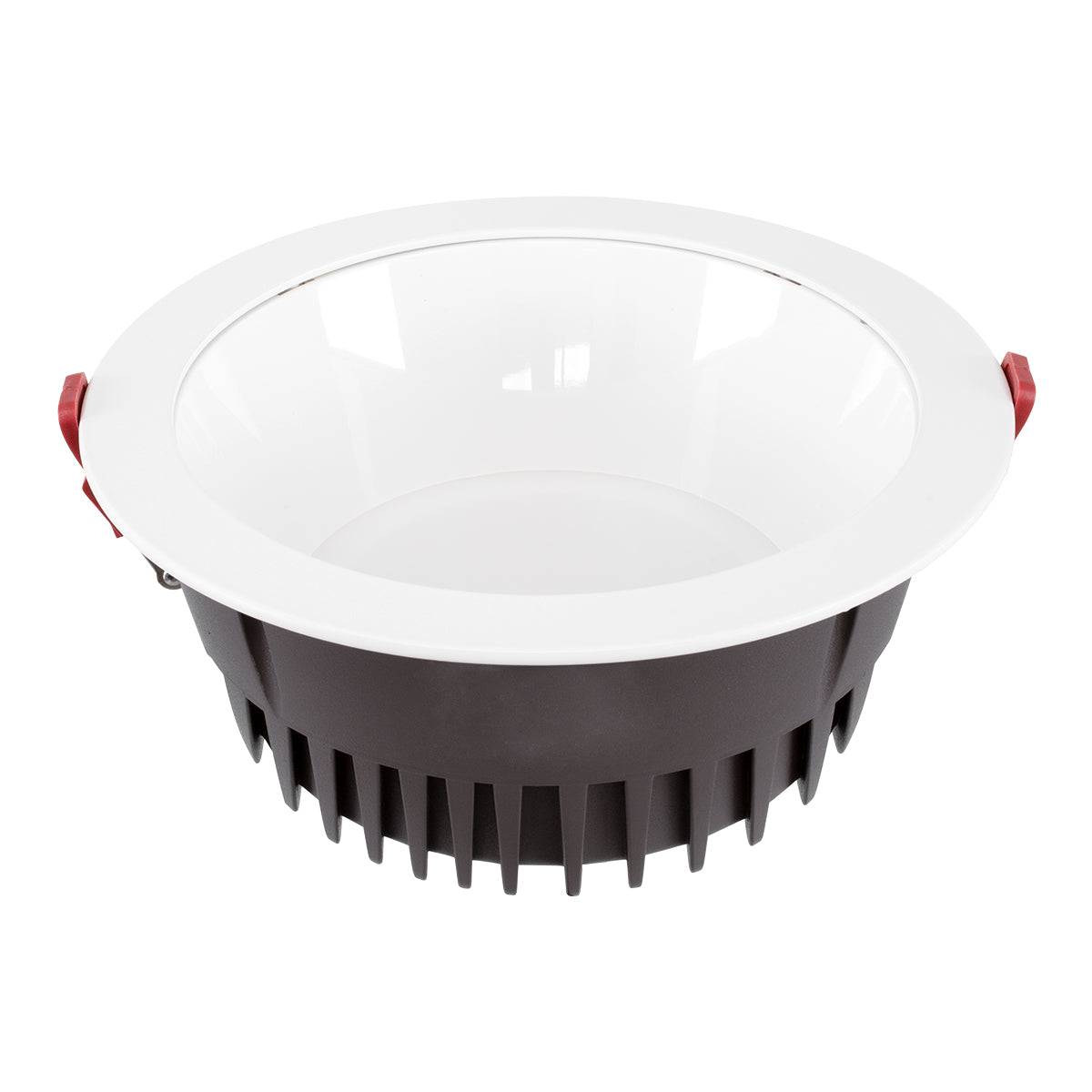 GloboStar® 60194 Χωνευτό LED Panel Downlight Φ22cm 42W 5250lm 60° AC 220-240V IP20 Φ22 x Υ9.5cm Ψυχρό Λευκό 6000K - OSRAM LED CHIP TECHNOLOGY - 5 Years Warranty - ledmania.gr