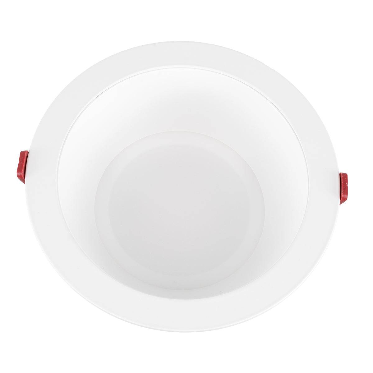 GloboStar® 60195 Χωνευτό LED Panel Downlight Φ22cm 42W 5040lm 60° AC 220-240V IP20 Φ22 x Υ9.5cm Φυσικό Λευκό 4500K - OSRAM LED CHIP TECHNOLOGY - 5 Years Warranty - ledmania.gr