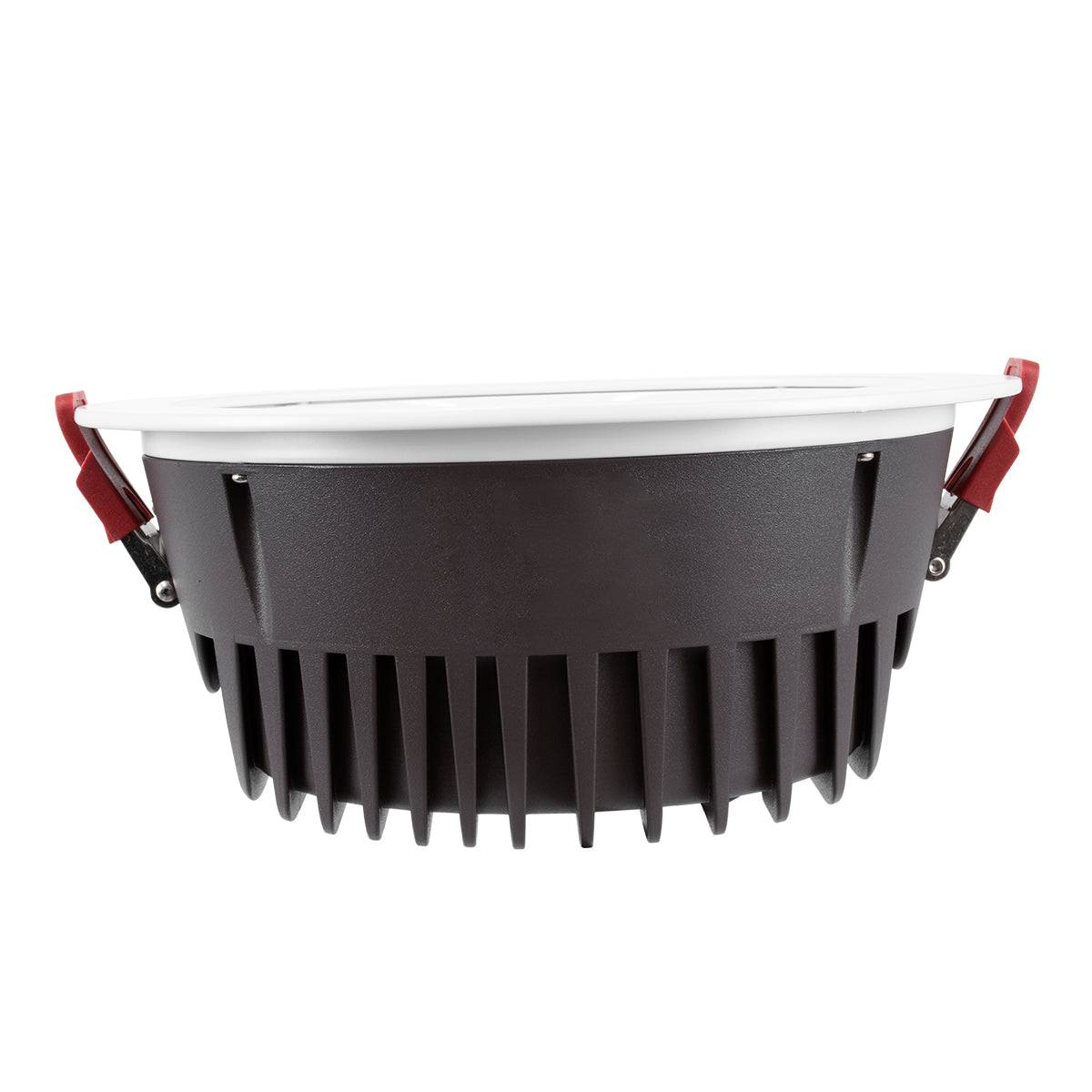 GloboStar® 60196 Χωνευτό LED Panel Downlight Φ22cm 42W 4830lm 60° AC 220-240V IP20 Φ22 x Υ9.5cm Θερμό Λευκό 2700K - OSRAM LED CHIP TECHNOLOGY - 5 Years Warranty - ledmania.gr