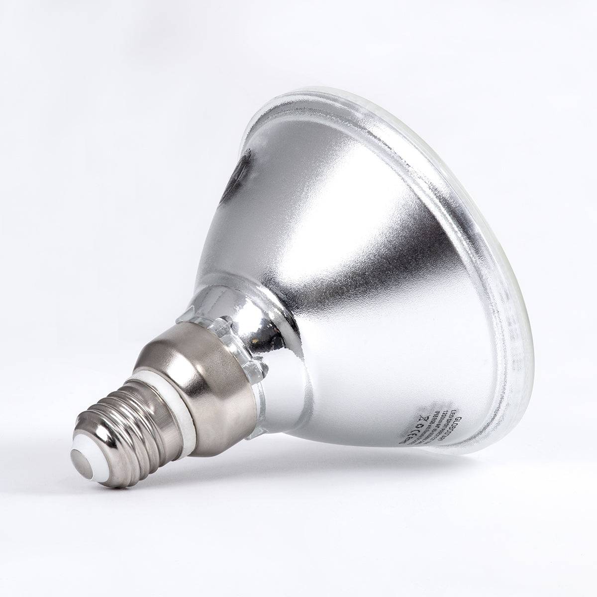 GloboStar® 60231 Λάμπα LED E27 PAR38 Κήπου Σκληρού Υάλου 18W 1200lm 60° AC 220-240V IP65 Φ12 x Υ13cm Μπλε - 3 Years Warranty - ledmania.gr