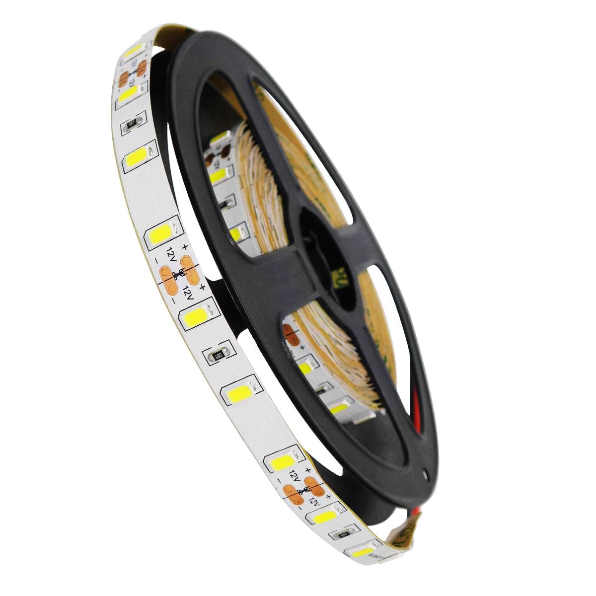 GloboStar® 70030 Ταινία LED SMD 5730 5m 20W/m 60LED/m 2600lm/m 120° DC 12V IP20 Ψυχρό Λευκό 6000K - 5 Χρόνια Εγγύηση - ledmania.gr