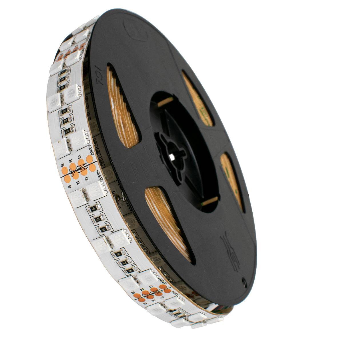 GloboStar® 70279 Διπλή Ταινία LED SMD 5050 5m 28.8W/m 120LED/m 2908lm/m 120° DC 24V IP20 RGB - 5 Χρόνια Εγγύηση - ledmania.gr