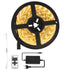 GloboStar® 70412 Σετ Ταινία LED 5m 72W/5m 12V 60LED/m 5050 SMD 1497lm/m 120° Αδιάβροχη IP65 με Ασύρματο Χειριστήριο RF 2.4Ghz και Τροφοδοτικό Θερμό Λευκό 3000K Dimmable - ledmania.gr