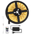 GloboStar® 70412 Σετ Ταινία LED 5m 72W/5m 12V 60LED/m 5050 SMD 1497lm/m 120° Αδιάβροχη IP65 με Ασύρματο Χειριστήριο RF 2.4Ghz και Τροφοδοτικό Θερμό Λευκό 3000K Dimmable - ledmania.gr