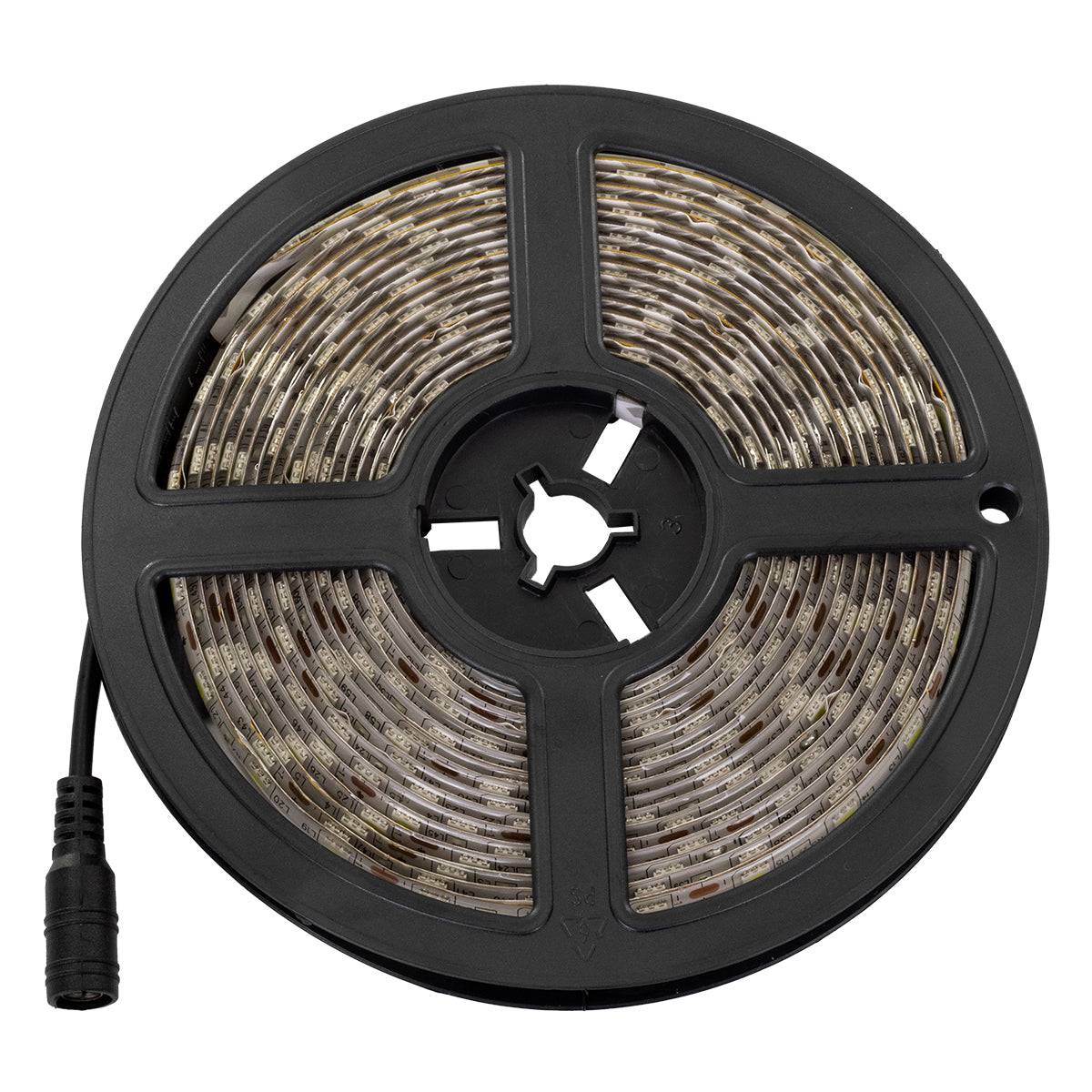 GloboStar® 70412 Σετ Ταινία LED 5m 72W/5m 12V 60LED/m 5050 SMD 1497lm/m 120° Αδιάβροχη IP65 με Ασύρματο Χειριστήριο RF 2.4Ghz και Τροφοδοτικό Θερμό Λευκό 3000K Dimmable - ledmania.gr