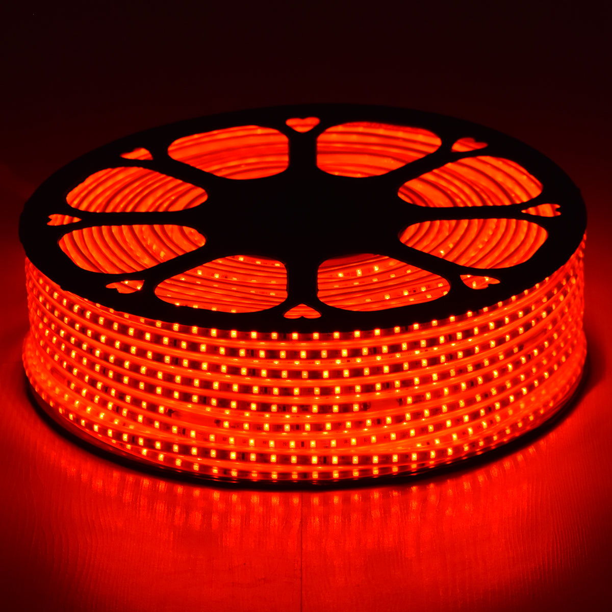 GloboStar® 70504 Slim Ταινία Μονής Σειράς Epistar LED SMD 2835 1m 12W/m 96LED/m 1572lm/m 120° DC 230V Αδιάβροχη IP68 Κόκκινο Dimmable - ledmania.gr