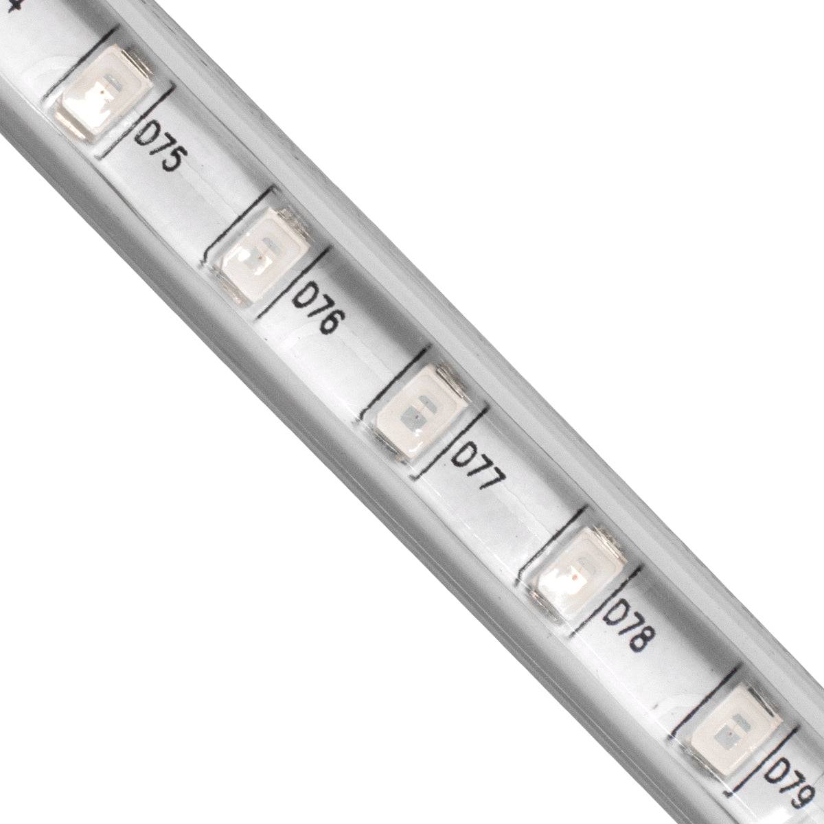 GloboStar® 70504 Slim Ταινία Μονής Σειράς Epistar LED SMD 2835 1m 12W/m 96LED/m 1572lm/m 120° DC 230V Αδιάβροχη IP68 Κόκκινο Dimmable - ledmania.gr