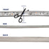 GloboStar® 70504 Slim Ταινία Μονής Σειράς Epistar LED SMD 2835 1m 12W/m 96LED/m 1572lm/m 120° DC 230V Αδιάβροχη IP68 Κόκκινο Dimmable - ledmania.gr