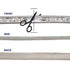 GloboStar® 70506 Slim Ταινία Μονής Σειράς Epistar LED SMD 2835 1m 12W/m 96LED/m 1572lm/m 120° DC 230V Αδιάβροχη IP68 Μπλε Dimmable - ledmania.gr