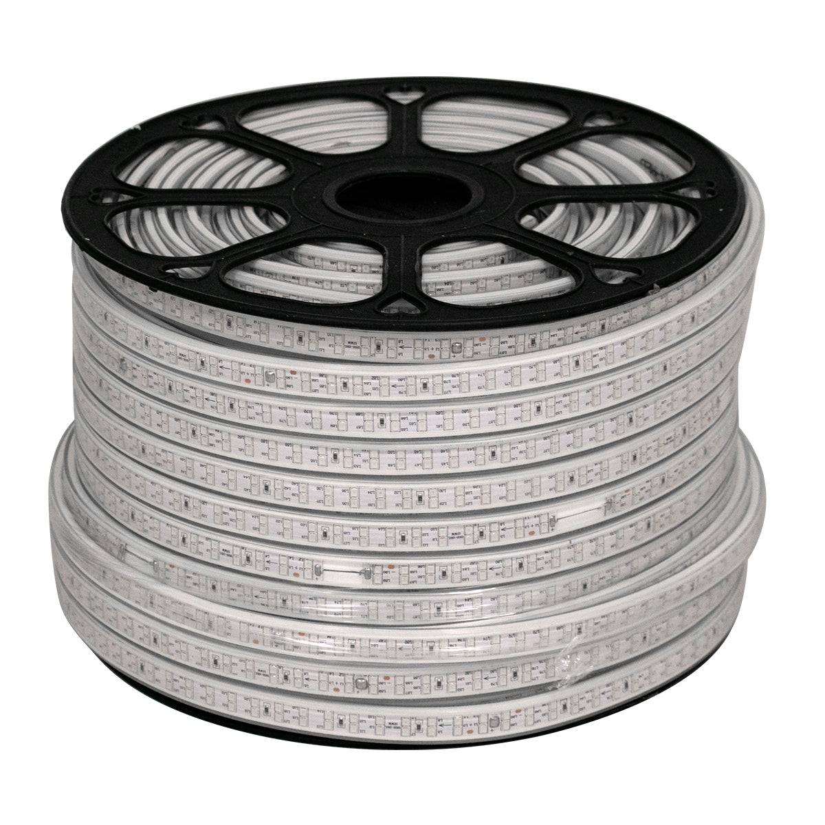 GloboStar® 70516 Wide Ταινία Διπλής Σειράς Epistar LED SMD 2835 1m 24W/m 180LED/m 3144lm/m 120° DC 230V Αδιάβροχη IP68 Μπλε Dimmable - ledmania.gr