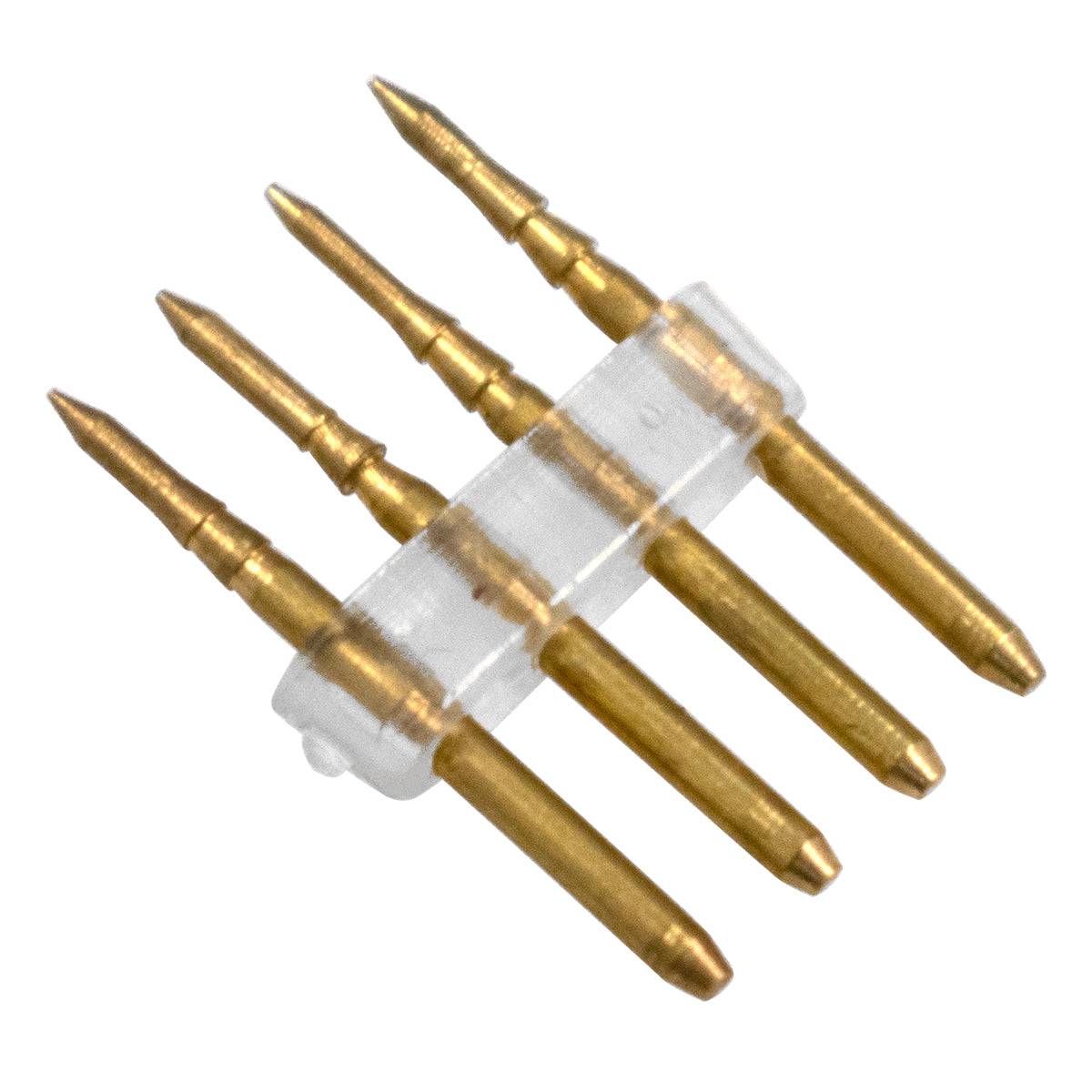 GloboStar® 70525 Σύνδεσμος Καρφάκι Slim Ταινίας Μονής Σειράς RGB LED 4 Pin - ledmania.gr