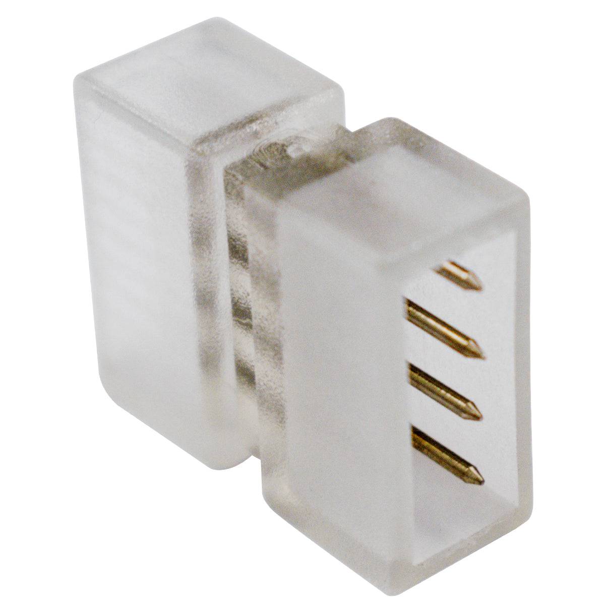 GloboStar® 70551 Σύνδεσμος I με Καρφάκια Wide Ταινίας Διπλής Σειράς RGB LED 4 Pin - ledmania.gr