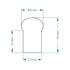 GloboStar® 70564 OVALE 120° Degree Neon Flex Epistar LED SMD 2835 1m 12W/m 120LED/m 1212lm/m 120° DC 24V Αδιάβροχη IP68 Πράσινο Dimmable - ledmania.gr