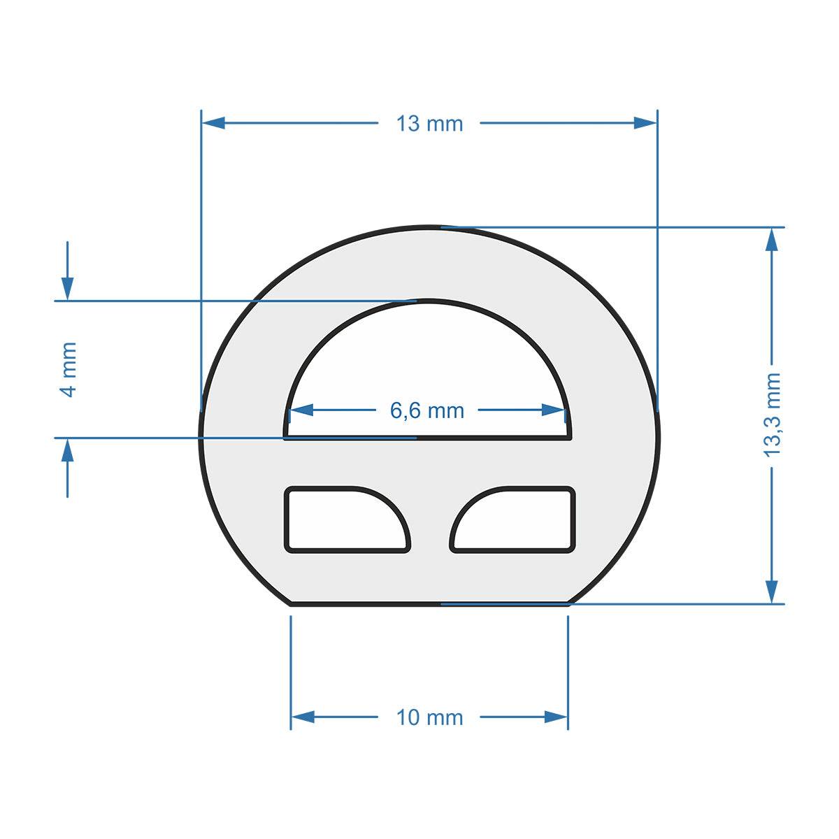 GloboStar® 70583 TUBE 360° Degree Neon Flex Epistar LED SMD 2835 1m 12W/m 120LED/m 1212lm/m 360° DC 24V Αδιάβροχη IP68 Κόκκινο Dimmable - ledmania.gr
