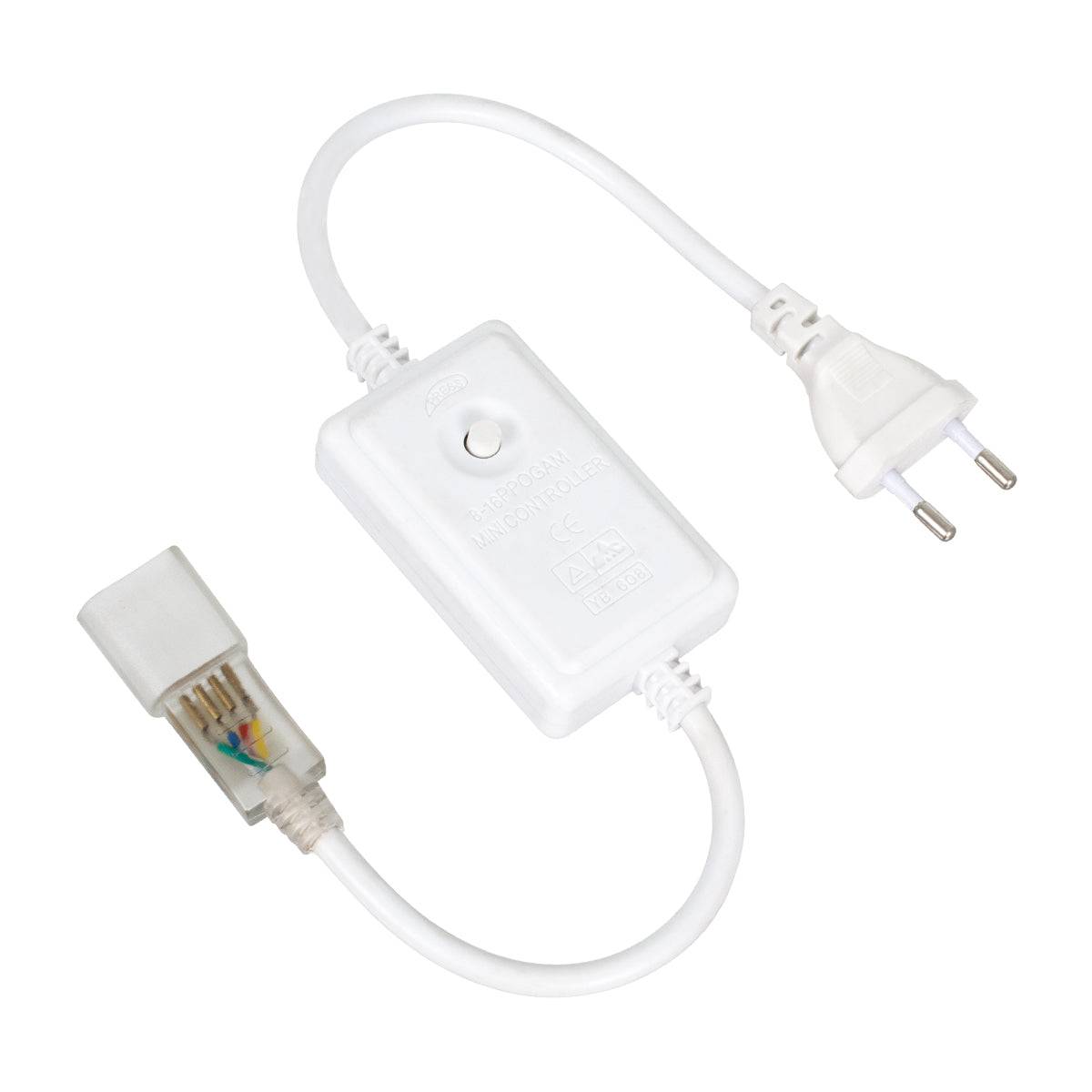 GloboStar® 70624 RGB Controller - Μεταλλάκτης Τροφοδοσίας AC/DC 230V IP66 για OVALE 120° Degree Neon Flex LED RGB 4 Pin Max 400W - Έως 20 Μέτρα - ledmania.gr