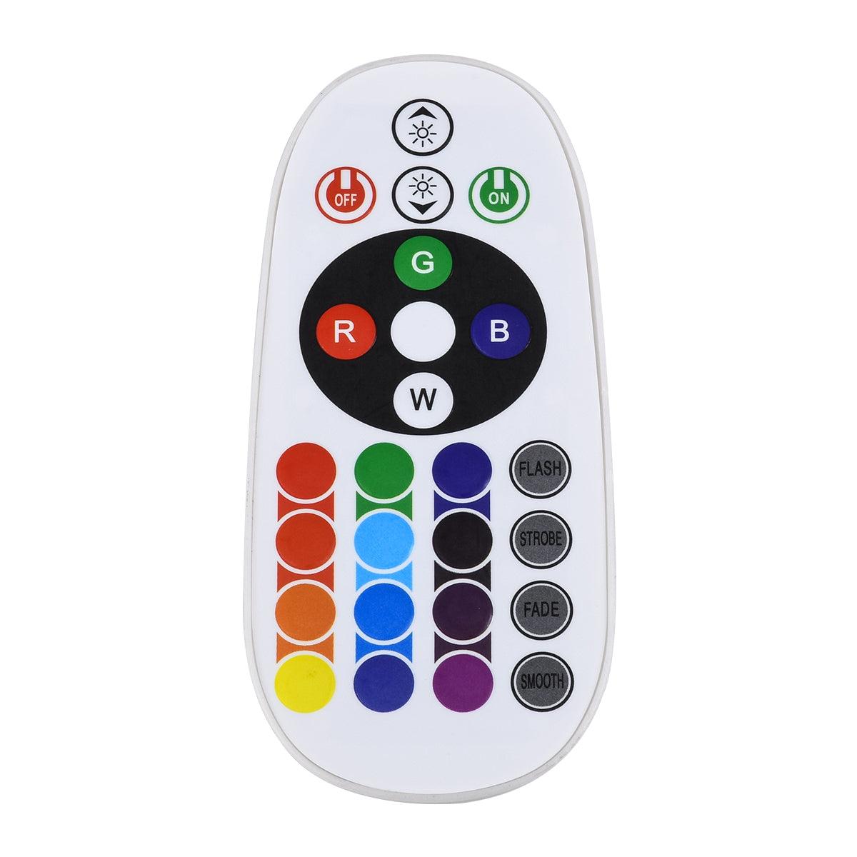 GloboStar® 70625 RGB Controller με Ασύρματο Χειριστήριο IR - Μεταλλάκτης Τροφοδοσίας AC/DC 230V Αδιάβροχος IP65 για OVALE 120° Degree Neon Flex LED RGB 4 Pin Max 1500W - Έως 100 Μέτρα - ledmania.gr