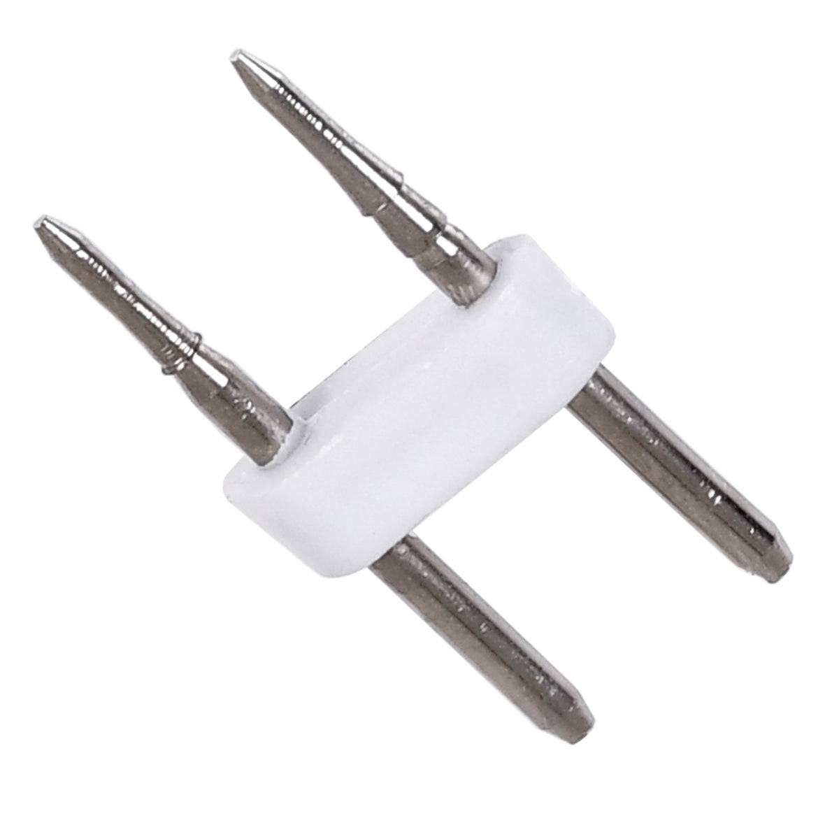 GloboStar® 70630 Σύνδεσμος Καρφάκι για TUBE 360° Degree Neon Flex LED DC 24V & DC 230V 2 Pin - ledmania.gr