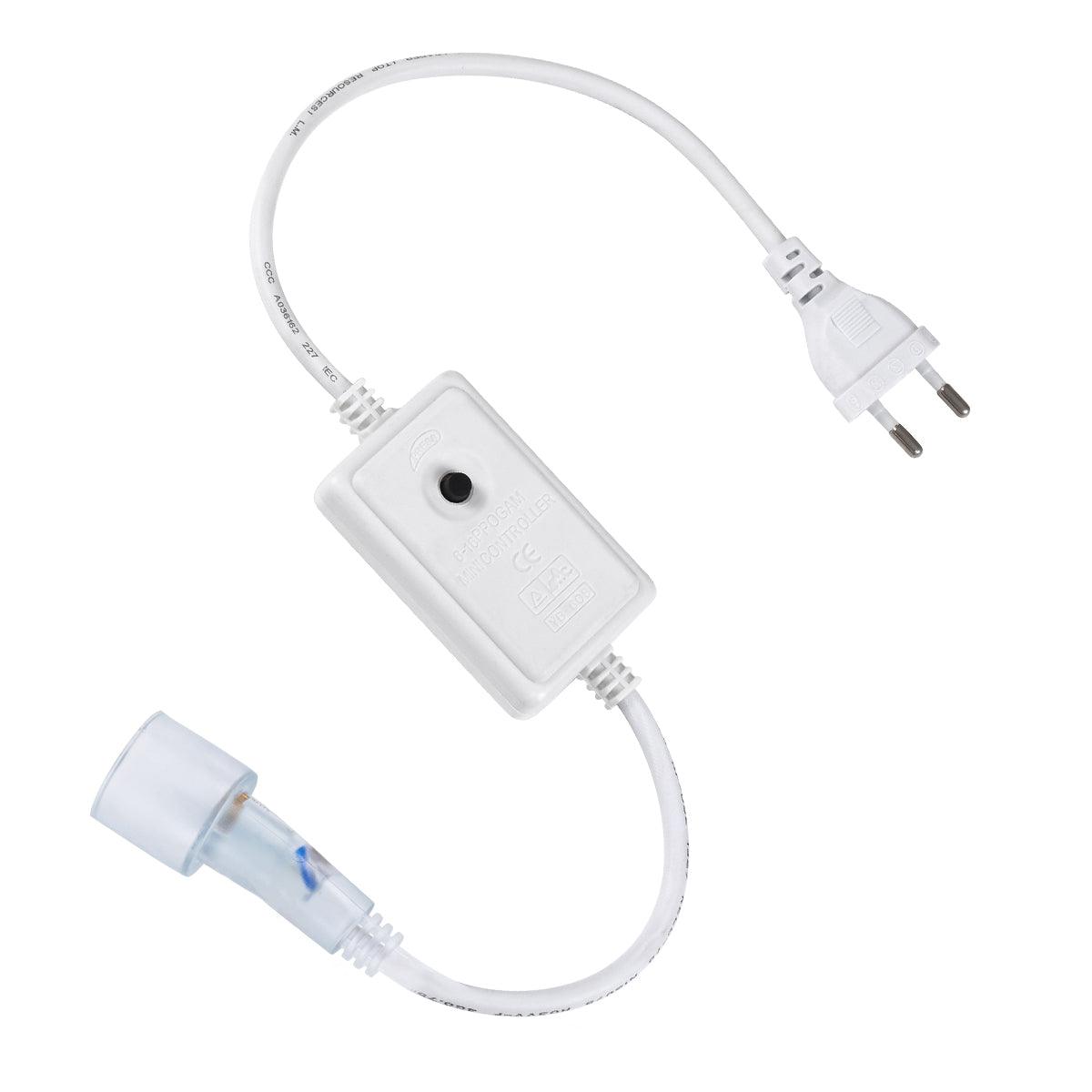 GloboStar® 70644 RGB Controller - Μεταλλάκτης Τροφοδοσίας AC/DC 230V IP20 για TUBE 360° Degree Neon Flex LED RGB 4 Pin Max 1500W - Έως 100 Μέτρα - ledmania.gr
