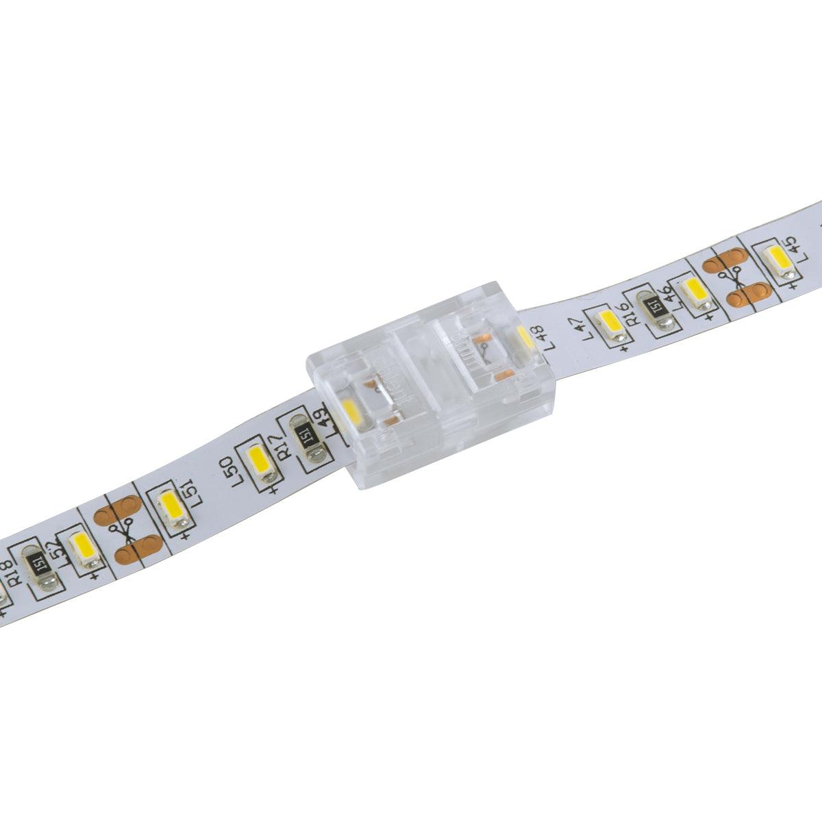GloboStar® 70683 Ενωτικός Σύνδεσμος για Μονόχρωμη Ταινία LED 8mm 2 PIN σε Μονόχρωμη Ταινία LED 8mm 2 PIN Μ1.7 x Π1.1 x Υ0.7cm Διάφανο - ledmania.gr