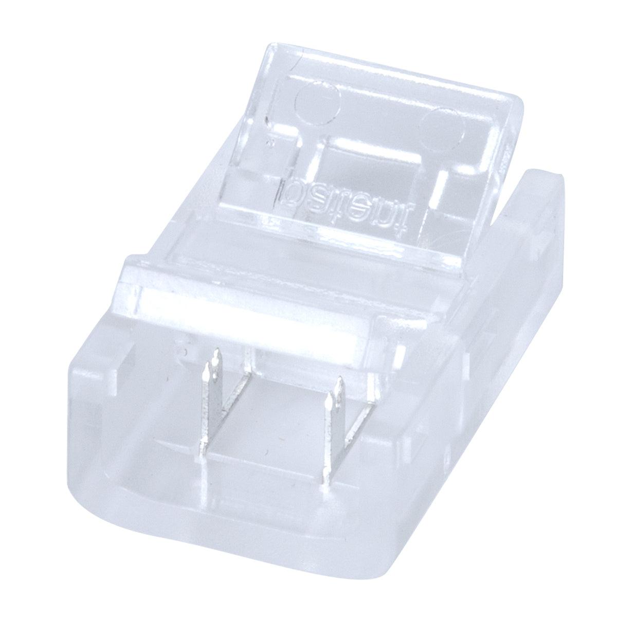 GloboStar® 70685 Ενωτικός Σύνδεσμος για Μονόχρωμη Ταινία LED 10mm 2 PIN σε Μονόχρωμη Ταινία LED 10mm 2 PIN Μ1.9 x Π1.3 x Υ0.7cm Διάφανο - ledmania.gr