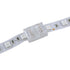 GloboStar® 70687 Ενωτικός Σύνδεσμος για Πολύχρωμη Ταινία LED RGB 10mm 4 PIN σε Πολύχρωμη Ταινία LED RGB 10mm 4 PIN Μ1.9 x Π1.4 x Υ0.7cm Διάφανο - ledmania.gr