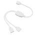 GloboStar® 70694 Connector 1 σε 2 για Ταινία LED 7.2 & 14.4 Watt RGB - ledmania.gr