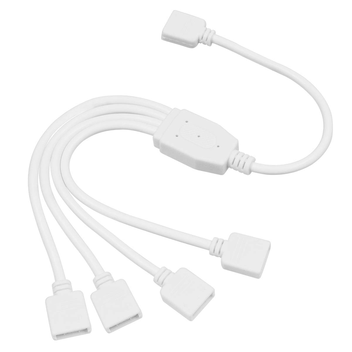 GloboStar® 70695 Connector 1 σε 4 για Ταινία LED 7.2 & 14.4 Watt RGB - ledmania.gr