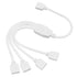 GloboStar® 70695 Connector 1 σε 4 για Ταινία LED 7.2 & 14.4 Watt RGB - ledmania.gr
