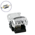 GloboStar® 70713 Ταχυσύνδεσμος Ένωσης IP20 - Strip To Strip Connector για Ένωση 2 x Μονόχρωμες Ταινίες LED Πλάτους 8mm - ledmania.gr