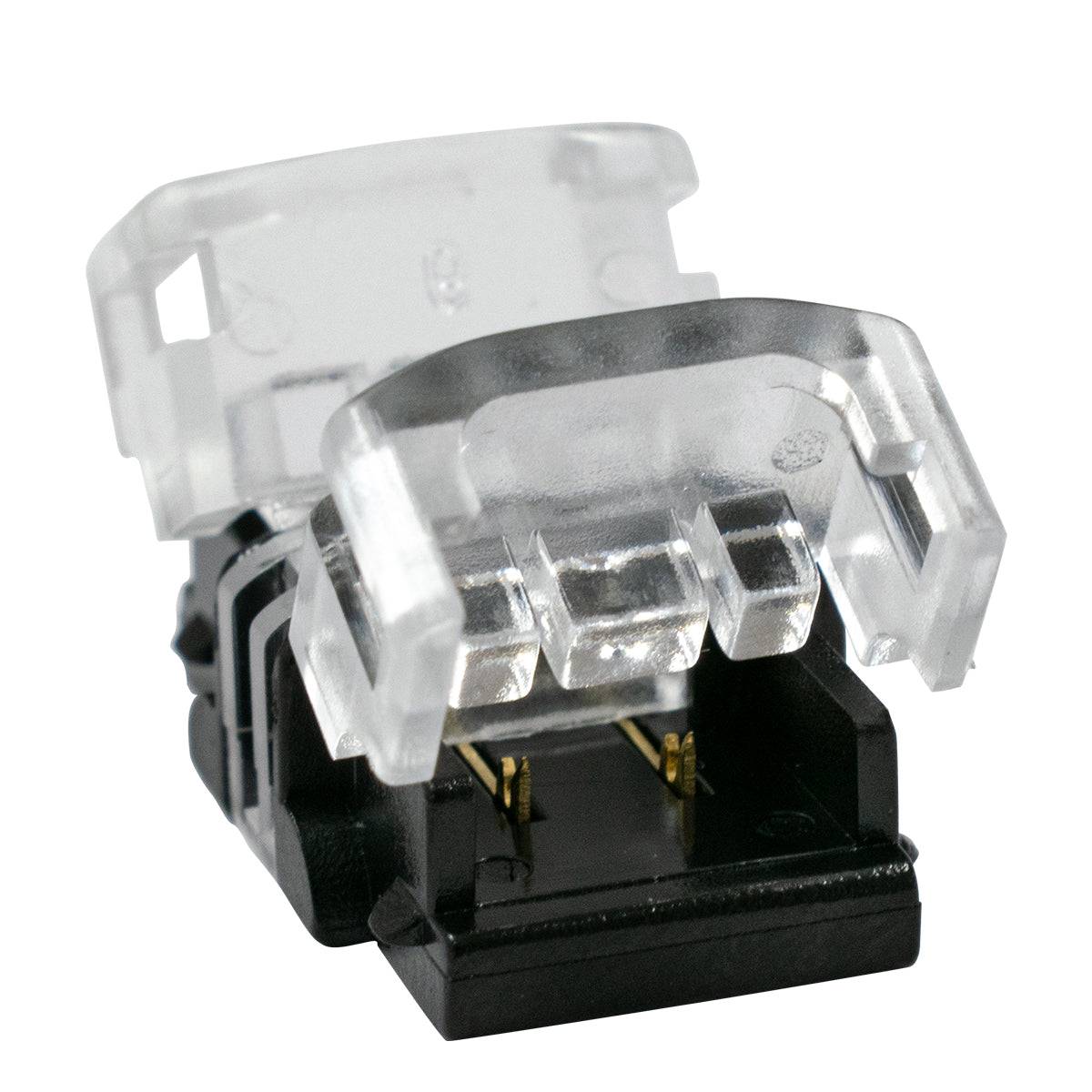 GloboStar® 70713 Ταχυσύνδεσμος Ένωσης IP20 - Strip To Strip Connector για Ένωση 2 x Μονόχρωμες Ταινίες LED Πλάτους 8mm - ledmania.gr