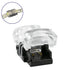 GloboStar® 70715 Αδιάβροχος Ταχυσύνδεσμος Ένωσης IP65 - Strip To Strip Connector για Ένωση 2 x Μονόχρωμες Αδιάβροχες Ταινίες LED Πλάτους 8mm - ledmania.gr