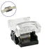 GloboStar® 70719 Αδιάβροχος Ταχυσύνδεσμος Ένωσης IP65 - Strip To Strip Connector για Ένωση 2 x Μονόχρωμες Αδιάβροχες Ταινίες LED Πλάτους 10mm - ledmania.gr
