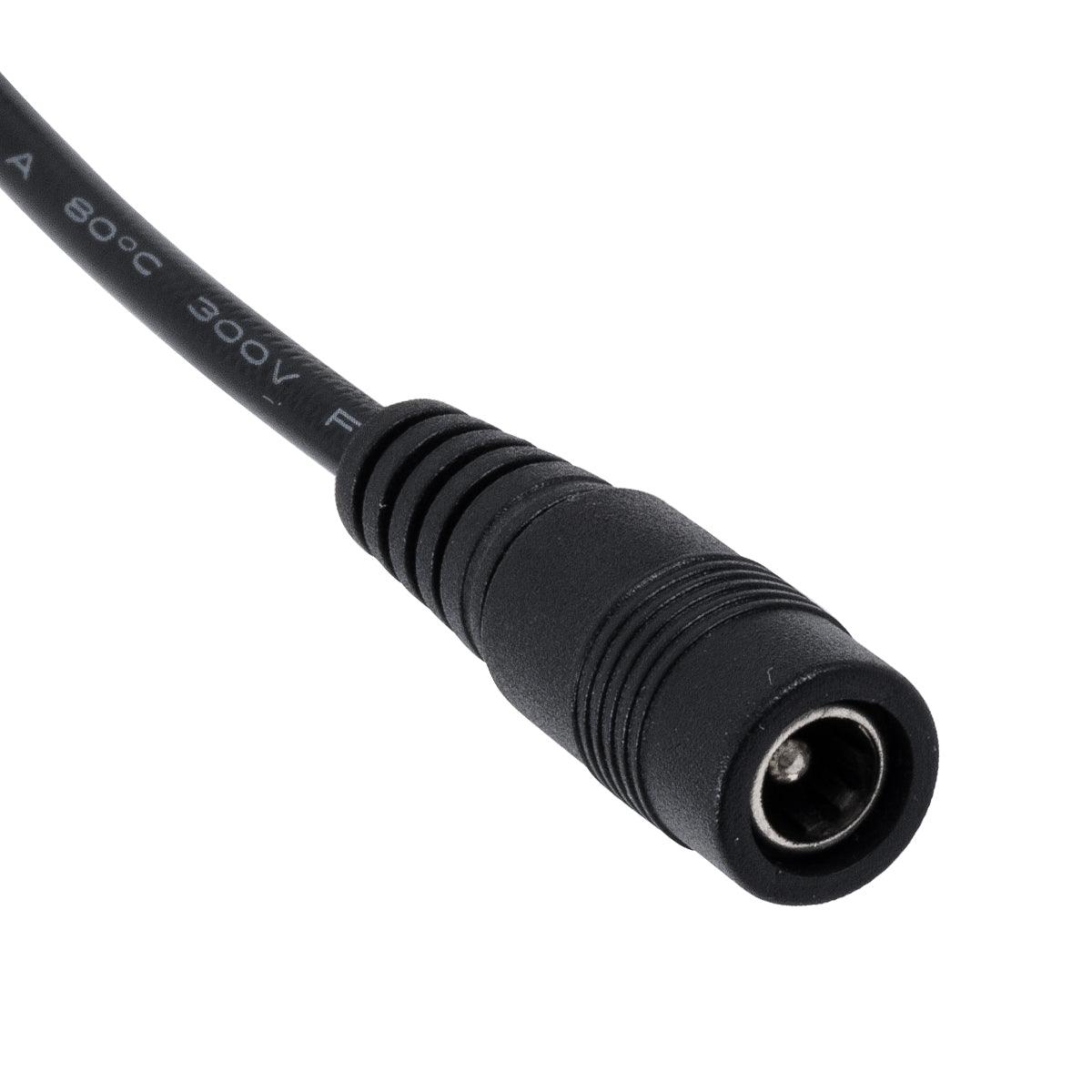 GloboStar® 70742 Καλώδιο Τροφοδοσίας DC για 2 Ταινίες LED από Female 2.1x5.5 σε 2 x 10mm 2 PIN Connector Μ32.3 x Π2 x Υ1cm - ledmania.gr