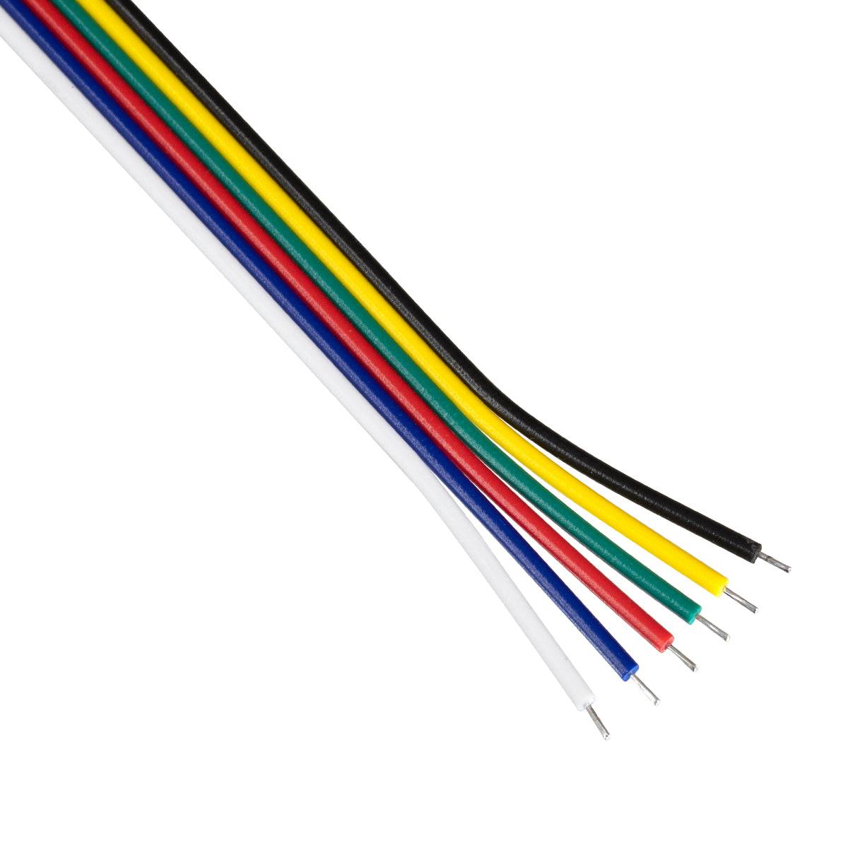 GloboStar® 70744 Καλώδιο Σύνδεσης Connector RGB+CCT με 15cm Καλώδιο 6 PIN - ledmania.gr