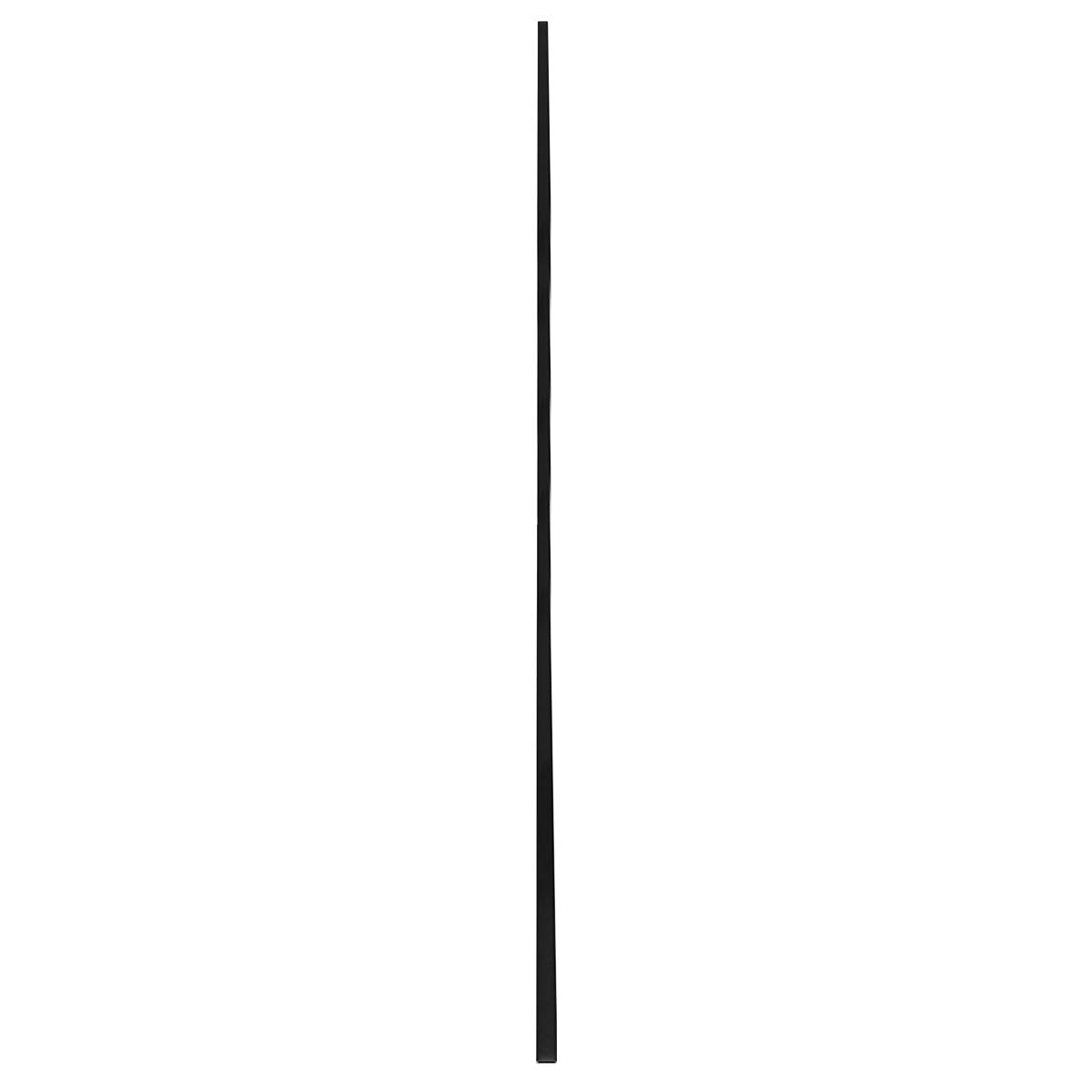 GloboStar® 70810-3M Επιφανειακό Προφίλ Αλουμινίου Μαύρο με Μαύρο Οπάλ Κάλυμμα για 2 Σειρές Ταινίας LED Πατητό - Press On Πακέτο 5 Τεμάχια των 3 Μέτρων - ledmania.gr