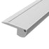 GloboStar® 70823-2M Προφίλ Αλουμινίου για Σκαλοπάτια Ανοδιωμένο με Λευκό Οπάλ Κάλυμμα για 1 Σειρά Ταινίας LED Πατητό - Press On Πακέτο 5 Τεμάχια των 2 Μέτρων - ledmania.gr