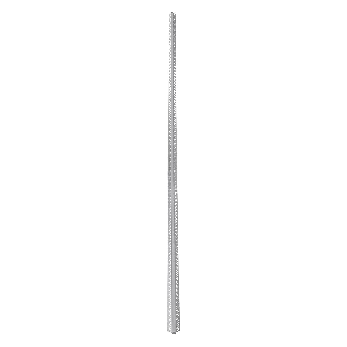 GloboStar® 70836-3M Χωνευτό Γωνιακό για Γυψοσανίδα - Trimless Προφίλ Αλουμινίου Ανοδιωμένο με Λευκό Οπάλ Κάλυμμα για 1 Σειρά Ταινίας LED Πατητό - Press On Πακέτο 5 Τεμάχια των 3 Μέτρων - ledmania.gr