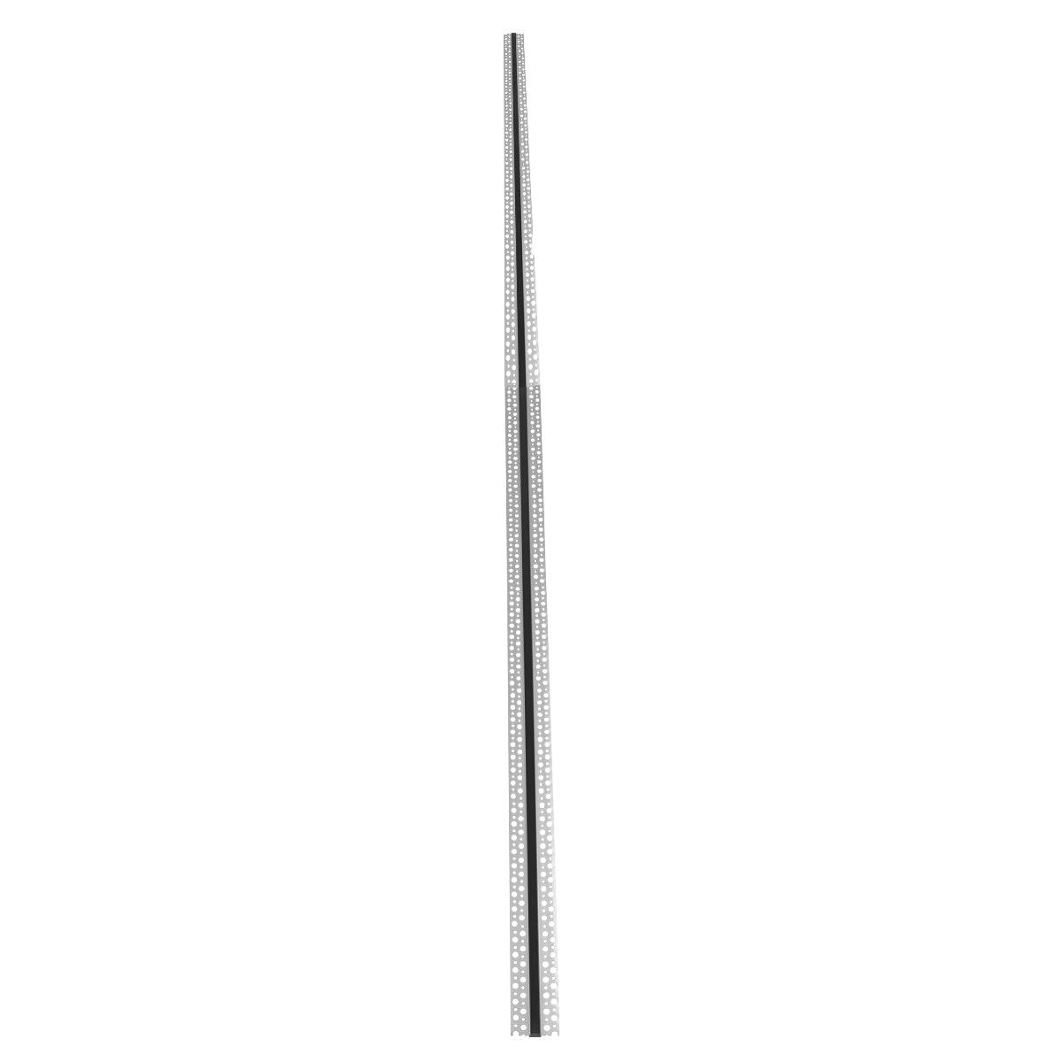 GloboStar® 70839-3M Χωνευτό Γωνιακό για Γυψοσανίδα - Trimless Προφίλ Αλουμινίου Ανοδιωμένο με Μαύρο Οπάλ Κάλυμμα για 1 Σειρά Ταινίας LED Πατητό - Press On Πακέτο 5 Τεμάχια των 3 Μέτρων - ledmania.gr