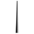 GloboStar® 70841-3M Προφίλ Αλουμινίου για Σκαλοπάτια Μαύρο με Λευκό Οπάλ Κάλυμμα για 1 Σειρά Ταινίας LED Πατητό - Press On 3 Μέτρα - ledmania.gr