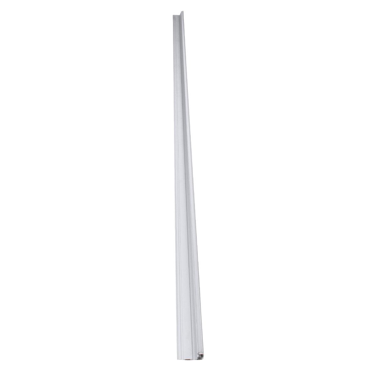 GloboStar® 70842-3M Προφίλ Αλουμινίου για Σκαλοπάτια Ανοδιωμένο με Λευκό Οπάλ Κάλυμμα Up / Down για 2 Σειρές Ταινίας LED Πατητό - Press On με Αντιολισθητικό Ελαστικό Σιλικόνης 3 Μέτρα - ledmania.gr