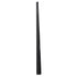 GloboStar® 70843-3M Προφίλ Αλουμινίου για Σκαλοπάτια Μαύρο με Μαύρο Οπάλ Κάλυμμα Up / Down για 2 Σειρές Ταινίας LED Πατητό - Press On με Αντιολισθητικό Ελαστικό Σιλικόνης 3 Μέτρα - ledmania.gr