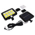 GloboStar® 71464 Αυτόνομος Ηλιακός Προβολέας LED 160 8 x COB 40W 2000lm με Ενσωματωμένη Μπαταρία 2400mAh - Φωτοβολταϊκό Πάνελ με Αισθητήρα Ημέρας-Νύχτας - PIR Αισθητήρα Κίνησης Αδιάβροχο IP65 Ψυχρό Λευκό 6000K - ledmania.gr